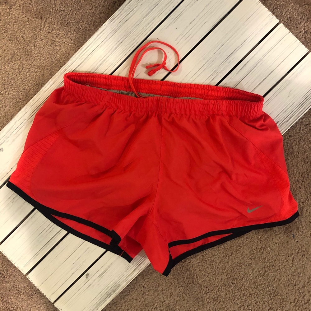 Nike - Orange Athletic Shorts